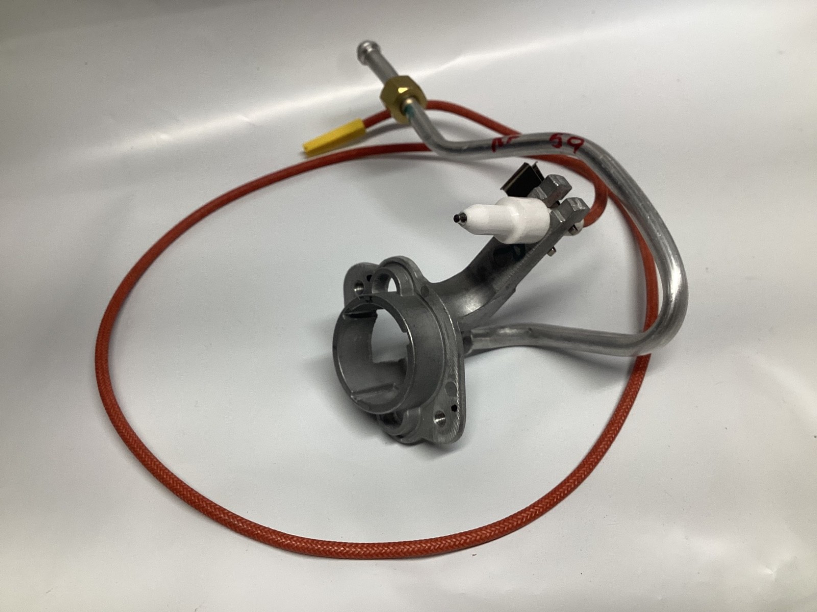 W11590059 Whirlpool Range RF Orifice Holder Gas Supply Line Tube W11590059