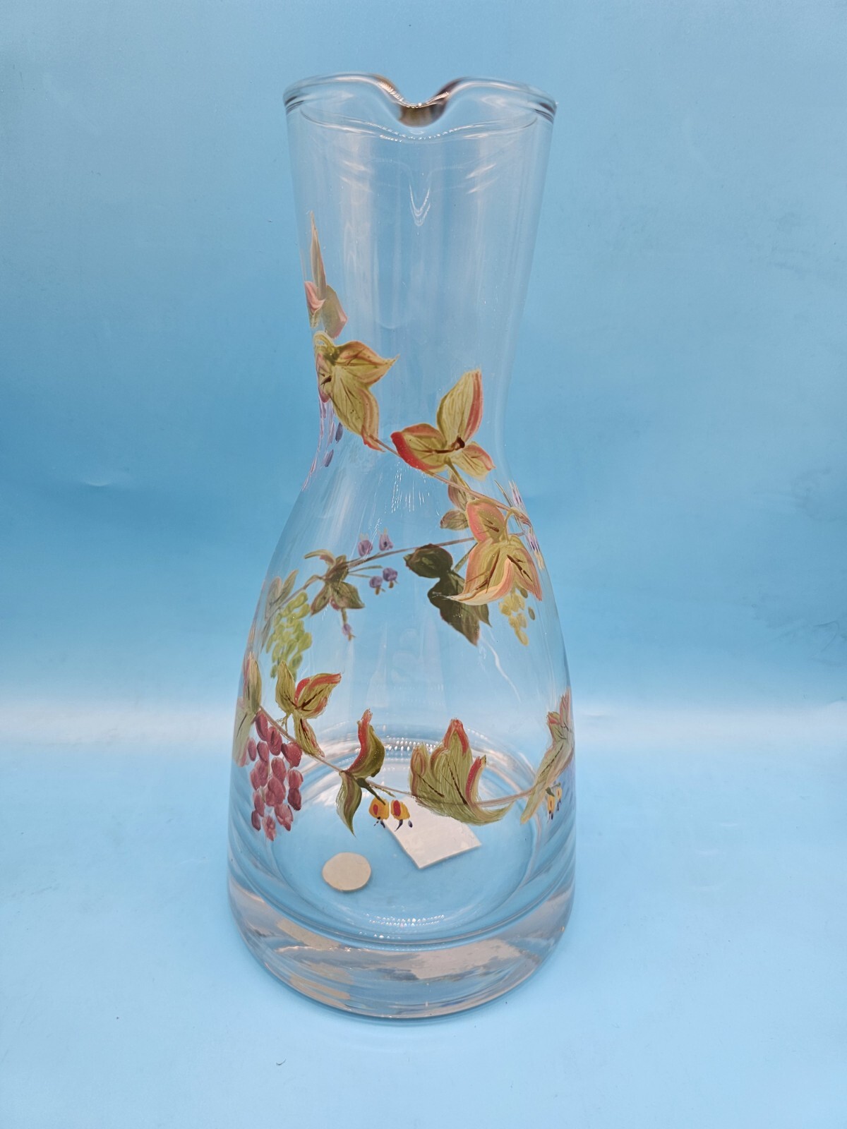 NAPA VALLEY WINE CARAFE BLOCK CRYSTAL HAND MADE/HAND POLISHED/MOUTH BLOWN