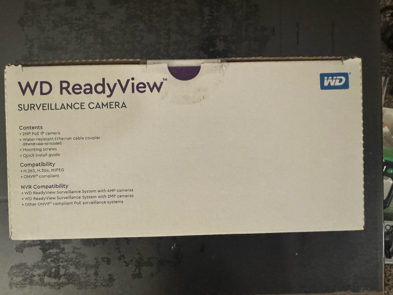WD ReadyView Camera WDBR2N0000NWT IP Camera Western Digital add on camera
