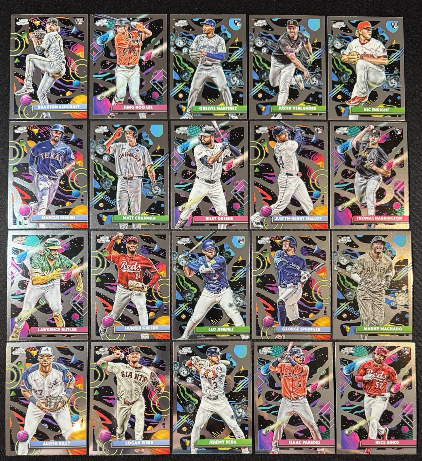 2025 Topps Chrome Cosmic - Base, Inserts, Refractors & Nucleus (You Pick)
