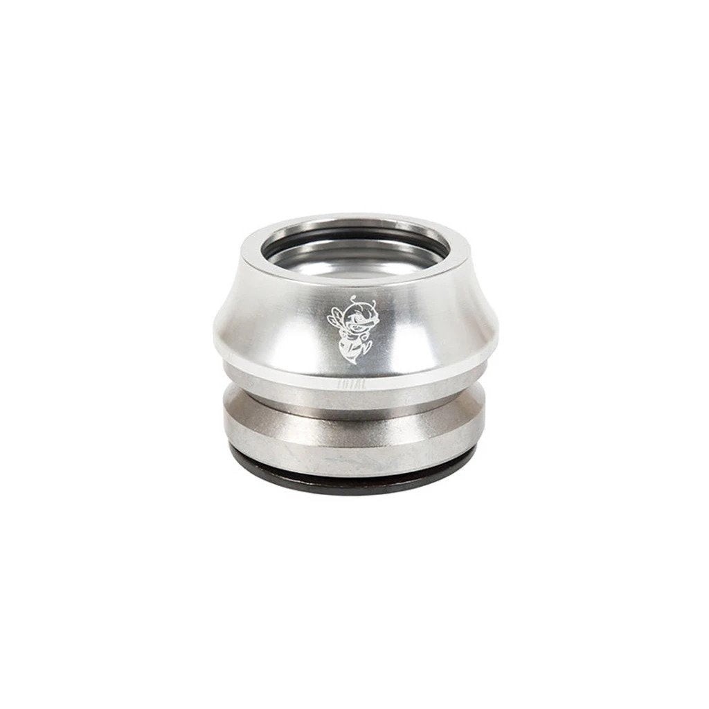 Total BMX Killabee 45/45 Integrated headset 15mm Stack 1"1/8th Silver