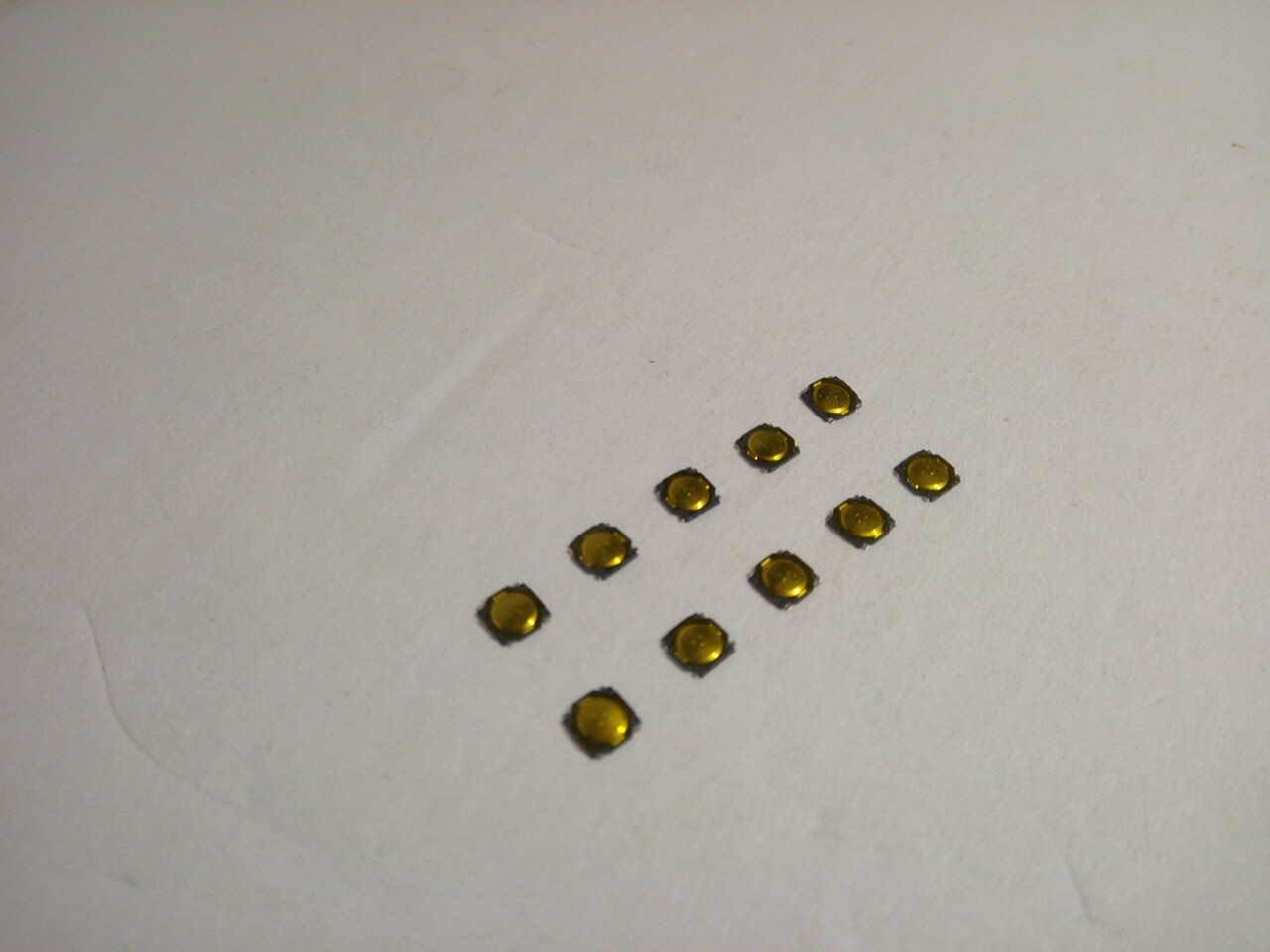 10Pcs Pack 3.7x3.7x0.35mm Push Touch Tactile Momentary Micro Button Switch Tact