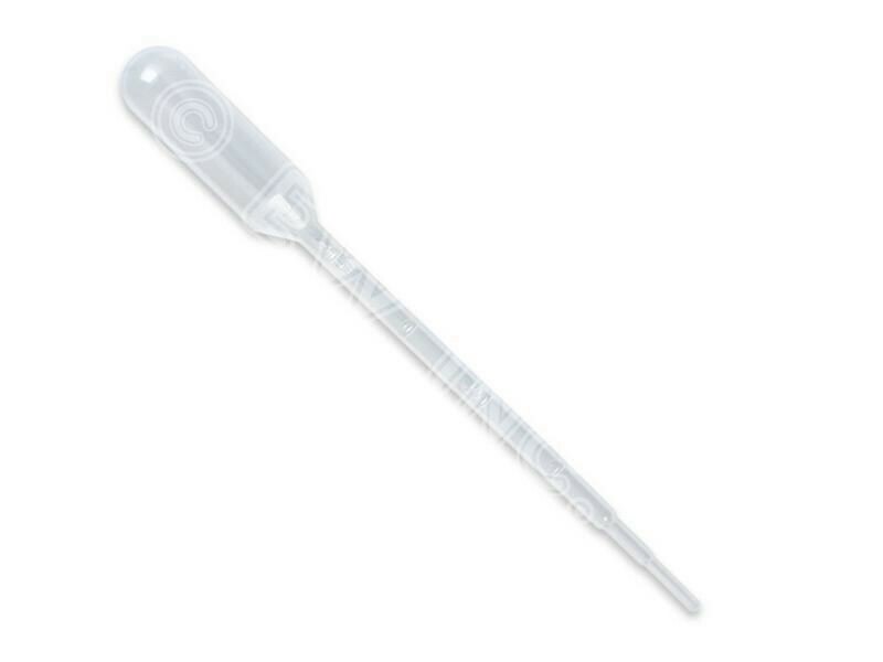 200 pc - 3ml Durable Dropper Transfer Graduated Pipettes Disposable Plastic 100