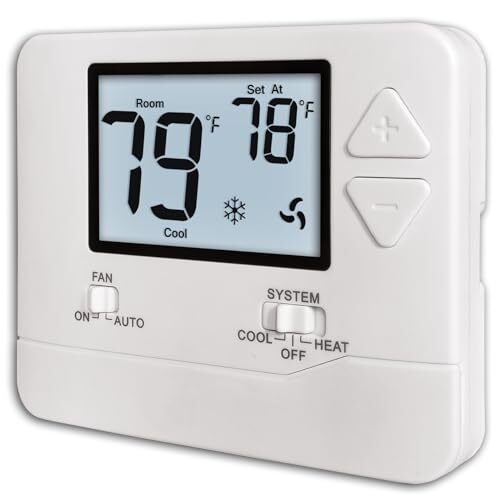 Heagstat Non-Programmable Thermostats for Home Conventional Single-Stage Systems