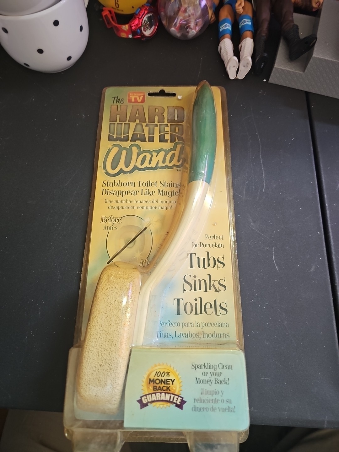 AS SEEN ON TV THE HARD WATER WAND FOR TUBS, SINKS, TOILETS - NEW IN PACKAGE