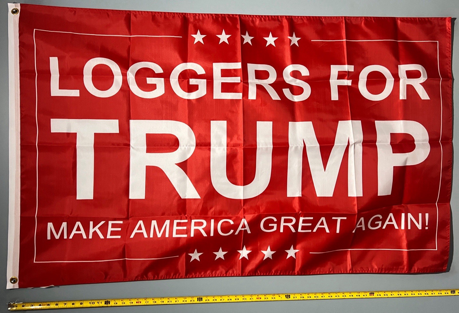 Loggers For DONALD TRUMP #MAGA FLAG FREE USA SHIP Republican America Sign 3x5’