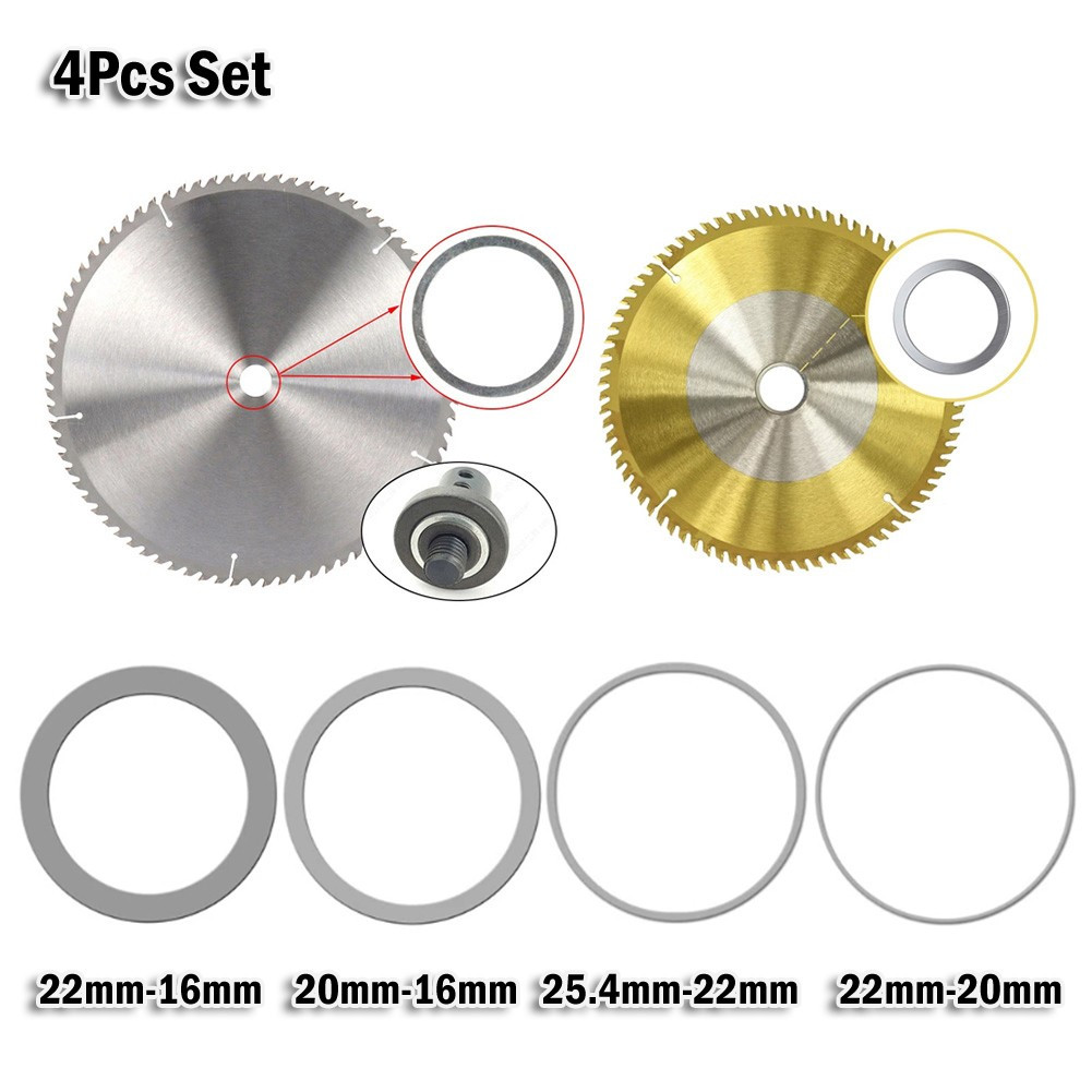 Saw Ring Circular 4 Sizes Conversion Ring High Quality Metal Reduction Ring Set