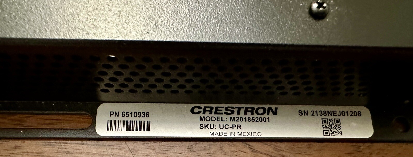 Crestron UC-PR Presentation Transmitter Presentation Controller w/o Power Supply