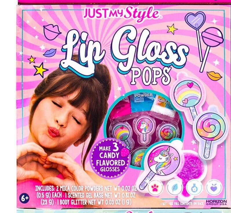 Just My Style FASHION LIP gloss pops make 3 candy favored glosses NEW