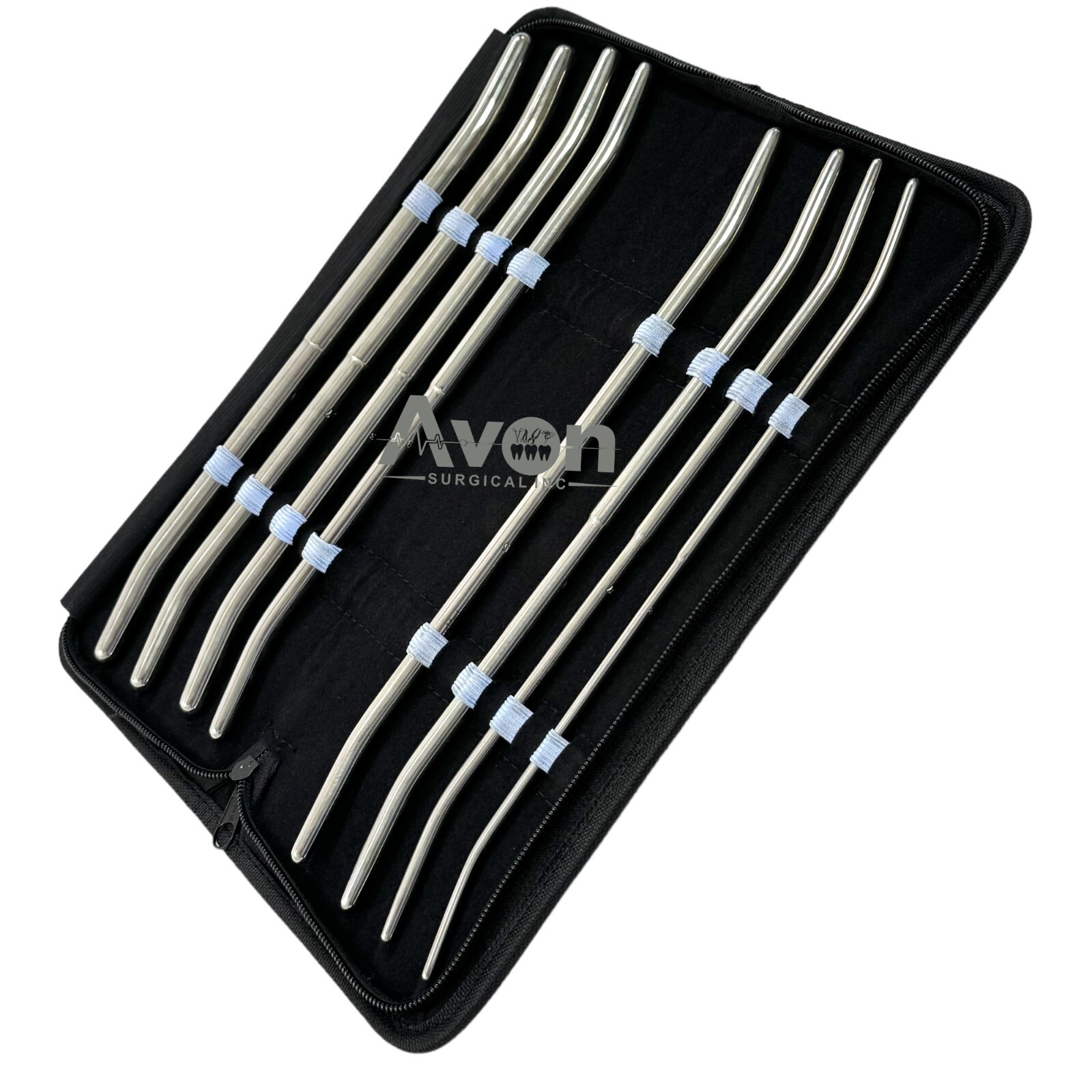 NEW PREMIUM GRADE 8 EA PRATT DILATOR SOUNDS SET SURGICAL MEDICAL INSTRUMENTS