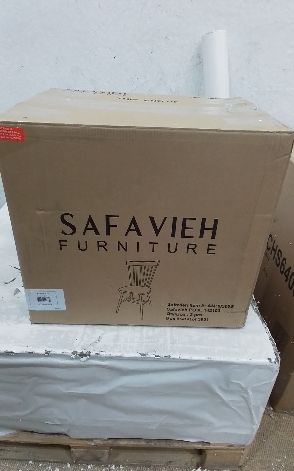 Safavieh PARKER SPINDEL SIDE CHAIR, Reduced Price 2172732579 AMH8500B