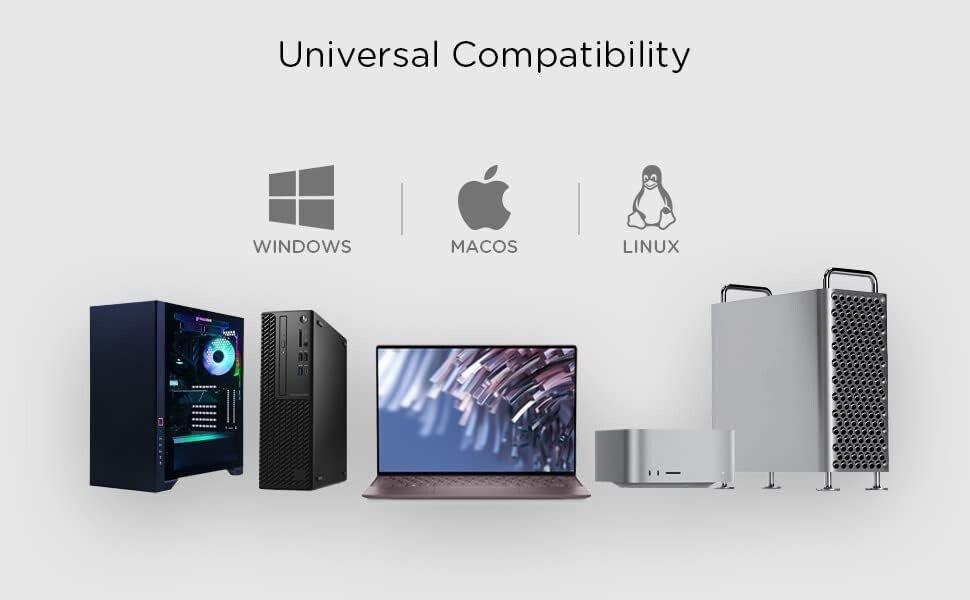 Multi-Computer 2-Port USB KVM Switch: Effortless Switching for Home & Office