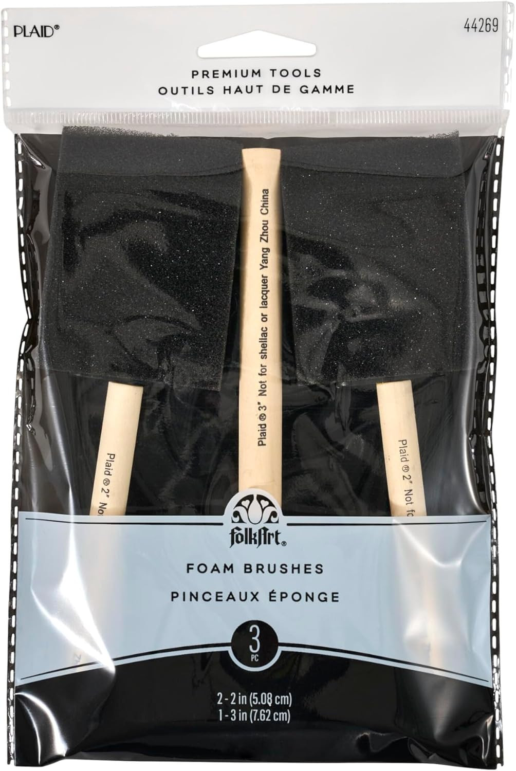 Foam Brushes, 44269 (3 Pack), One Size