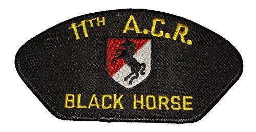 US ARMY 11TH ACR ARMORED CAVALRY REGIMENT BLACKHORSE VETERAN PATCH