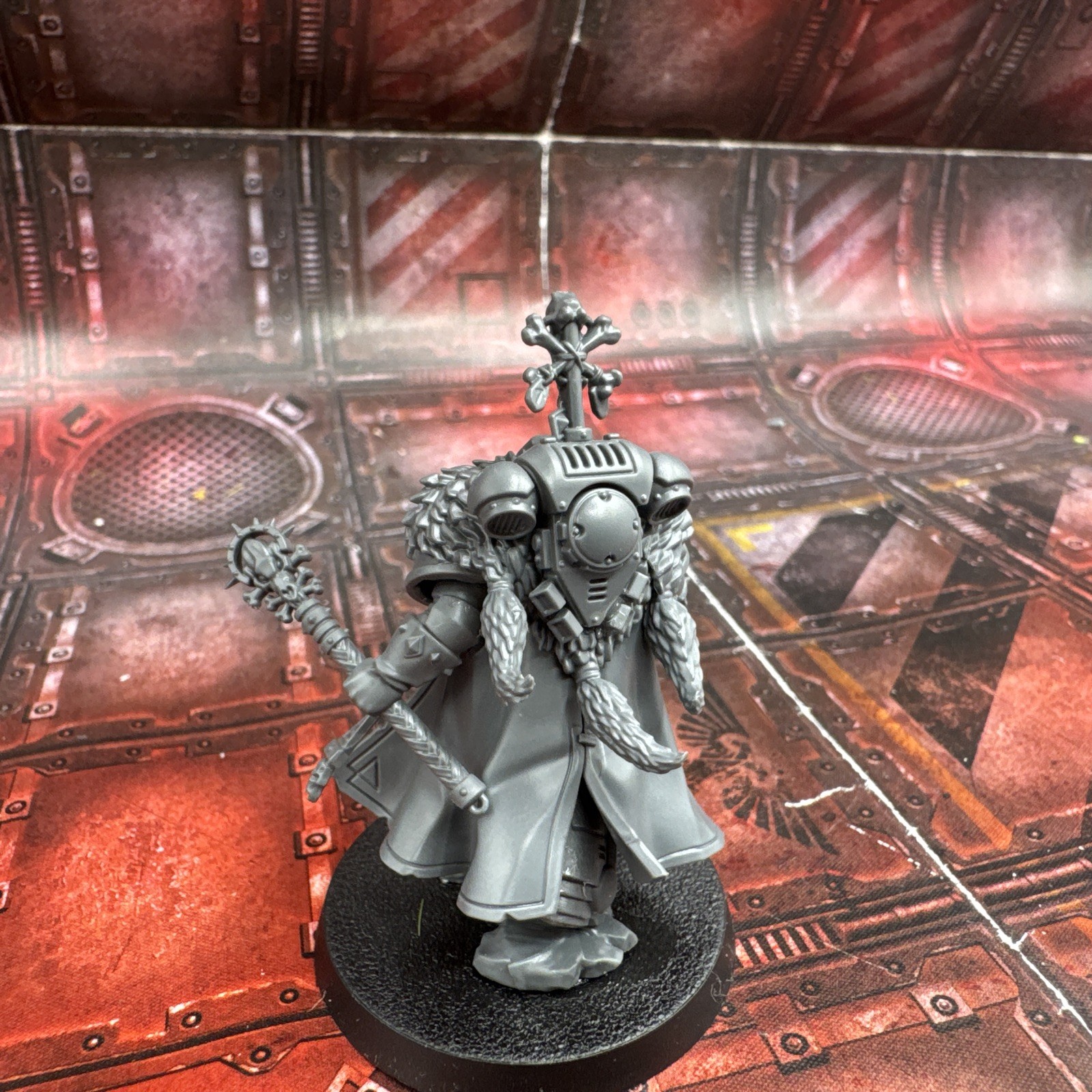 Warhammer 40K Space Marines Primaris Wolf Priest Space Wolves Kt763