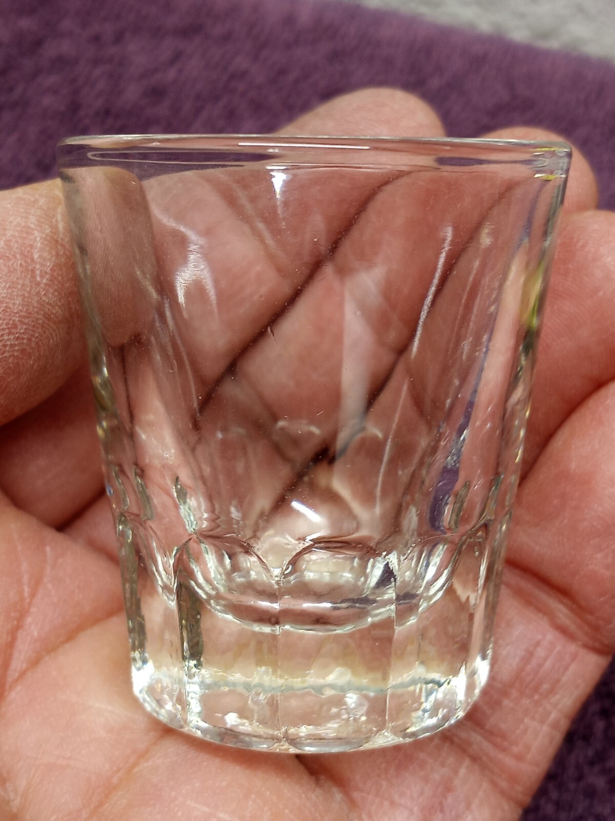 2 Vintage SHOT GLASSES TOOTHPICK HOLDERS