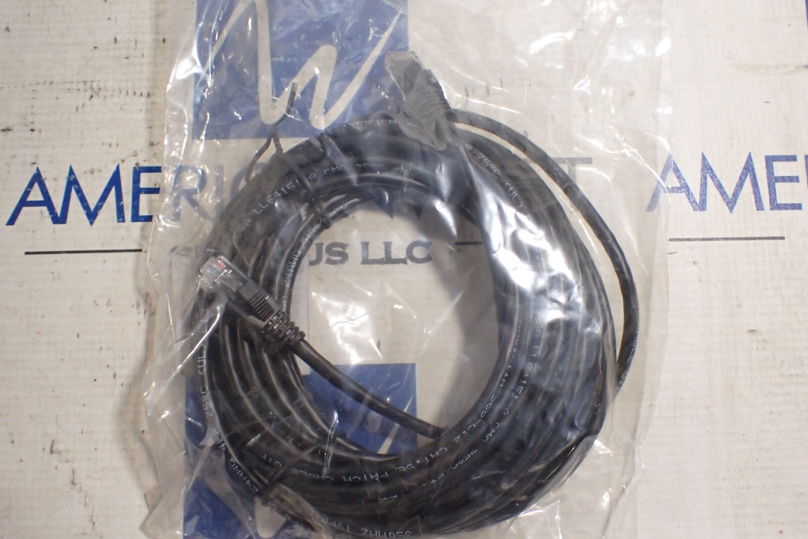 New Legrand C2G 15222 25FT CAT5E Snagless Black Unshielded Ethernet Patch Cable