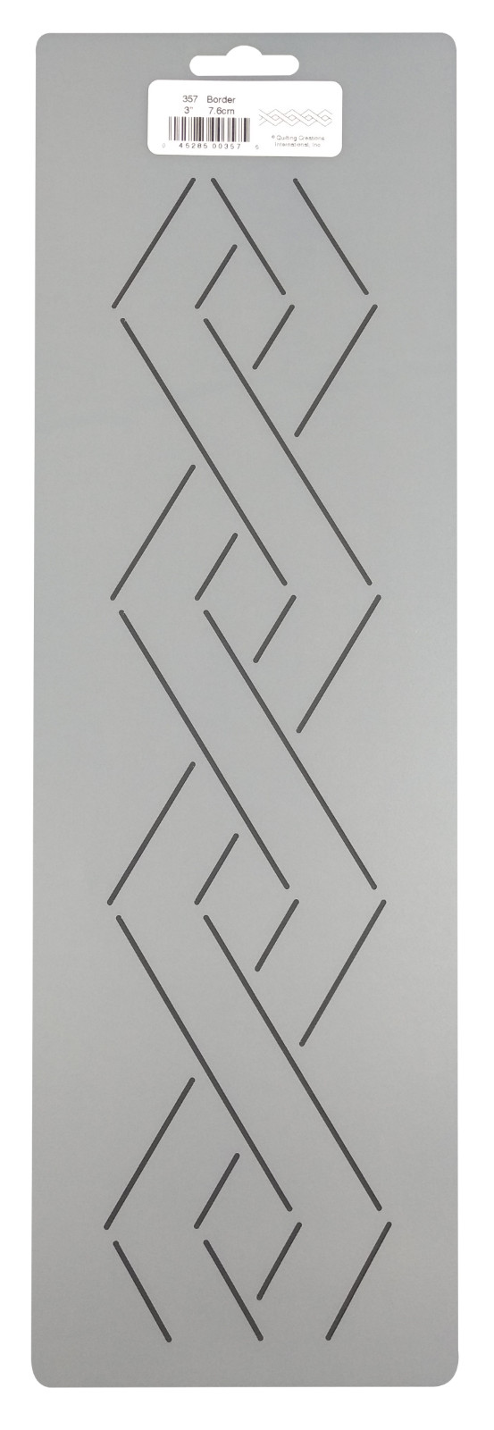 Hand Quilting Stencil Lattice Diamond Knot Grid Border Quilters Plastic Template