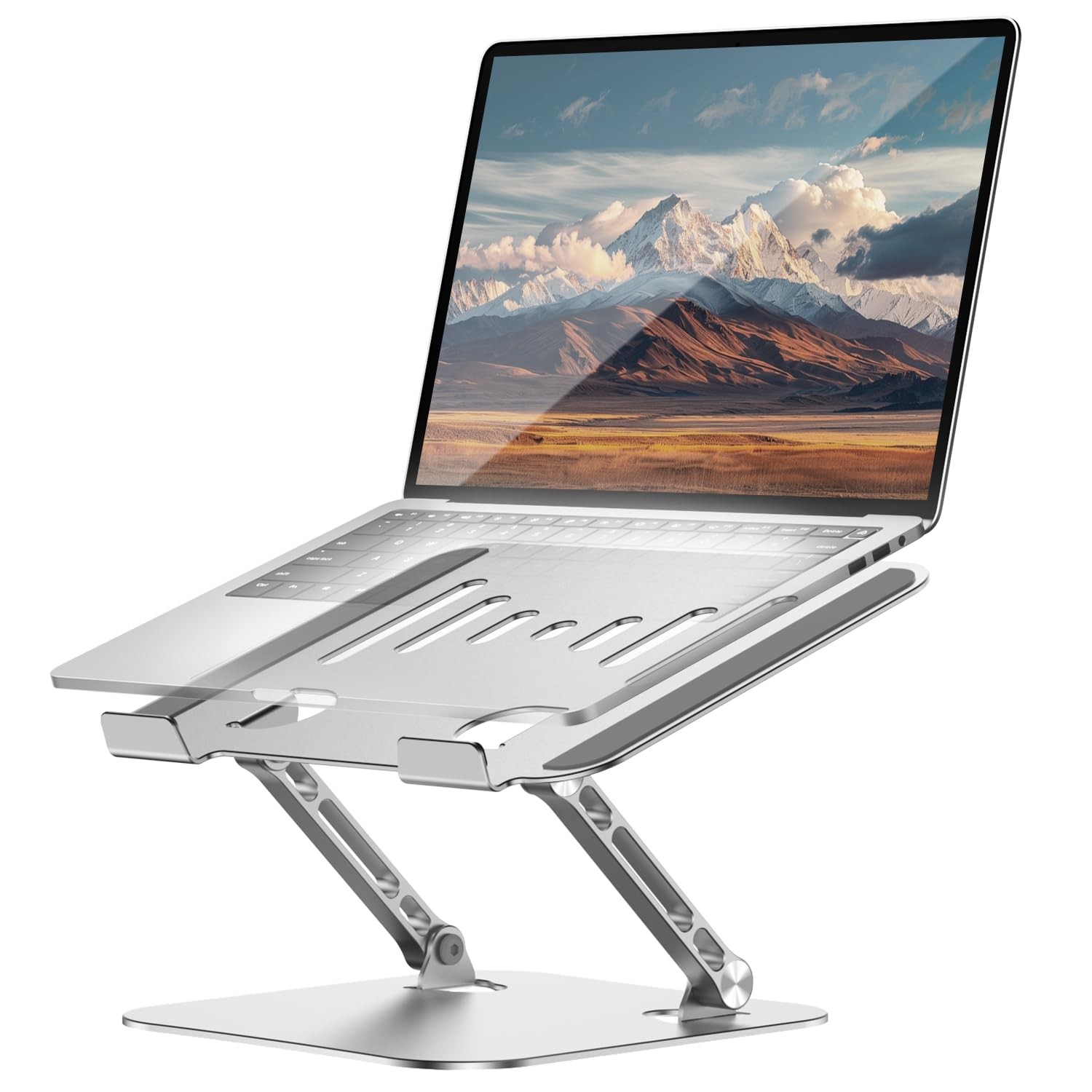 Laptop Stand For Desk Adjustable Computer Stand Foldable Notebook Riser