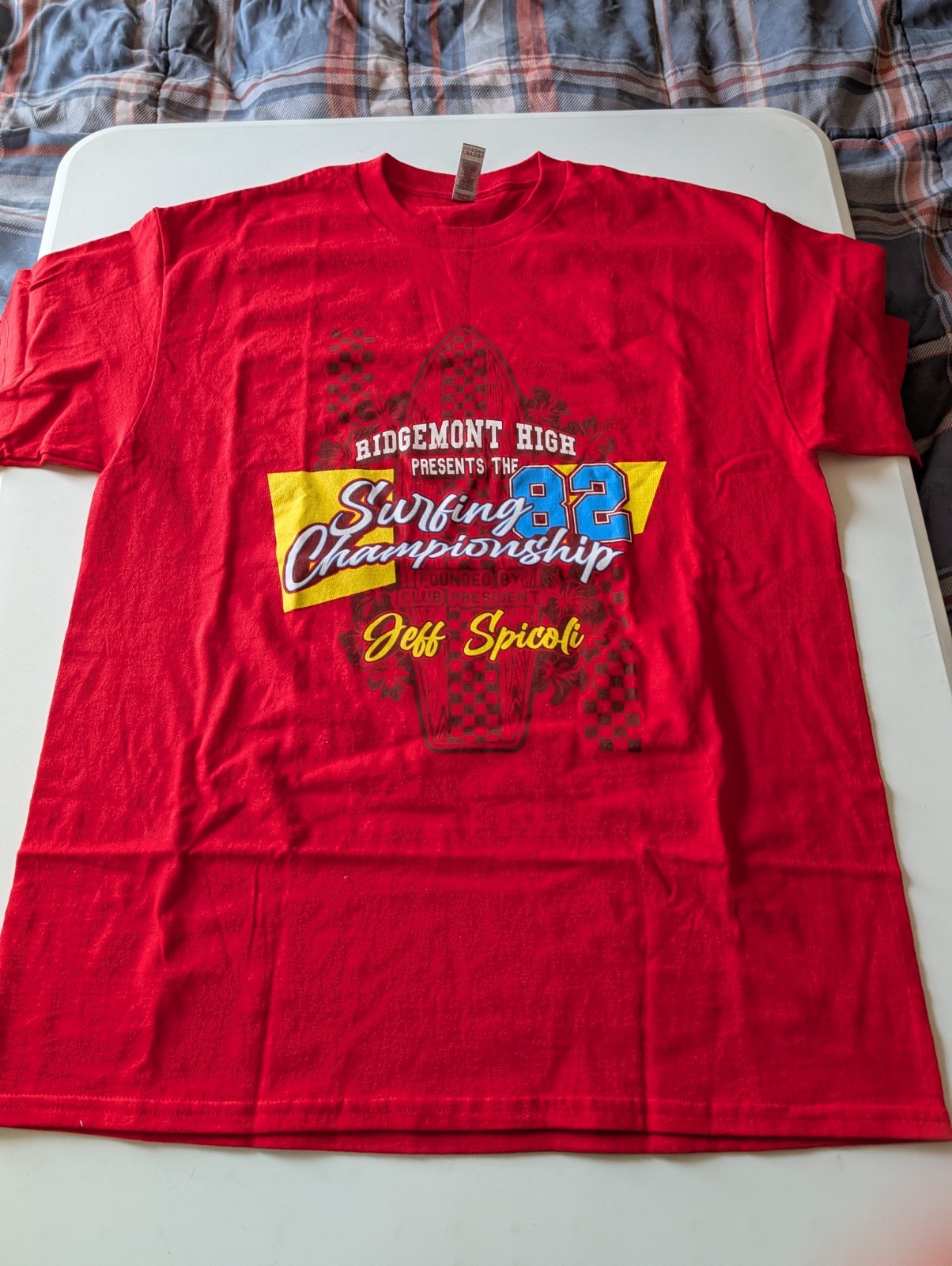 ZOBIE FAST TIMES AT RIDGEMONT HIGH INSPIRED T SHIRT SZ L CLR RED BNNW