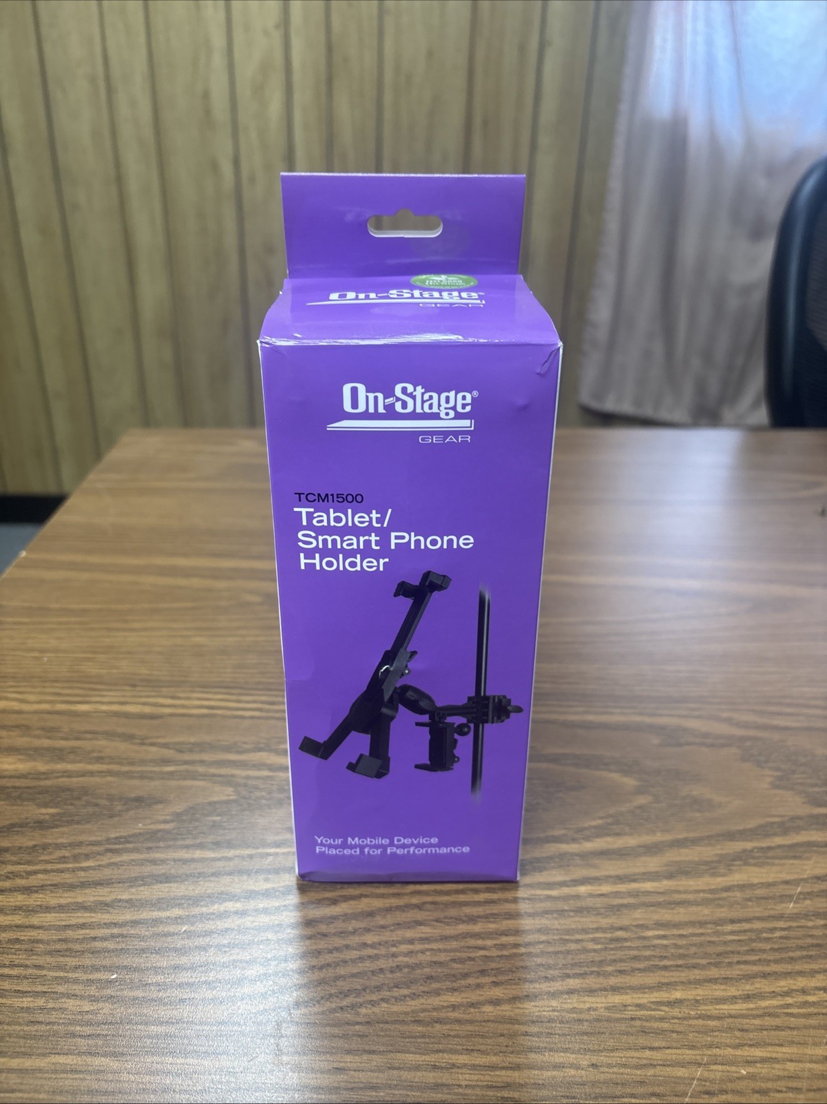 On-Stage Tablet/Smart Phone Holder Black New In Box