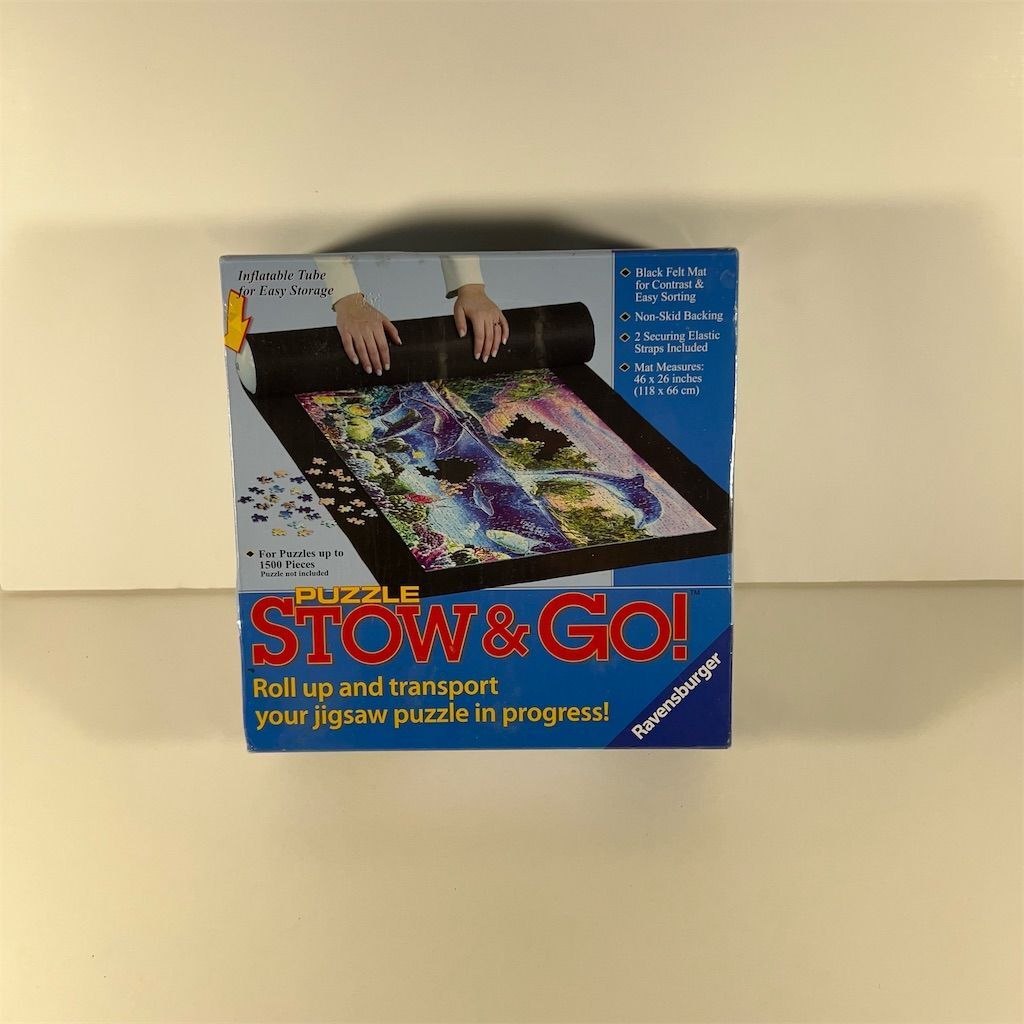 Ravensburger Stow & Go Puzzle Storage Mat Black for Ages 12 and Up