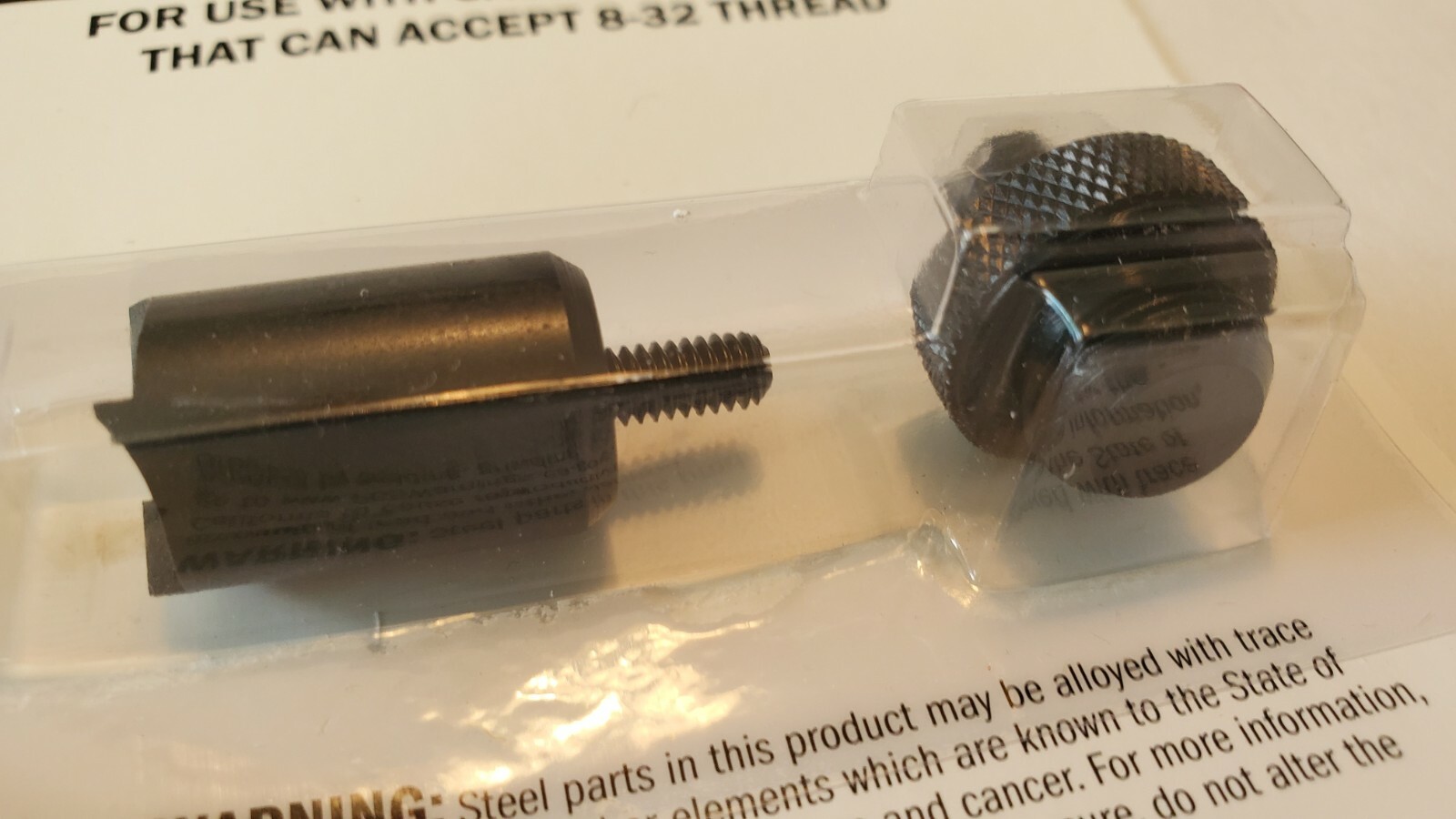 LEE 90468 8-32 Threaded Cutter Adapter & Lock Stud for Case Prep Stations