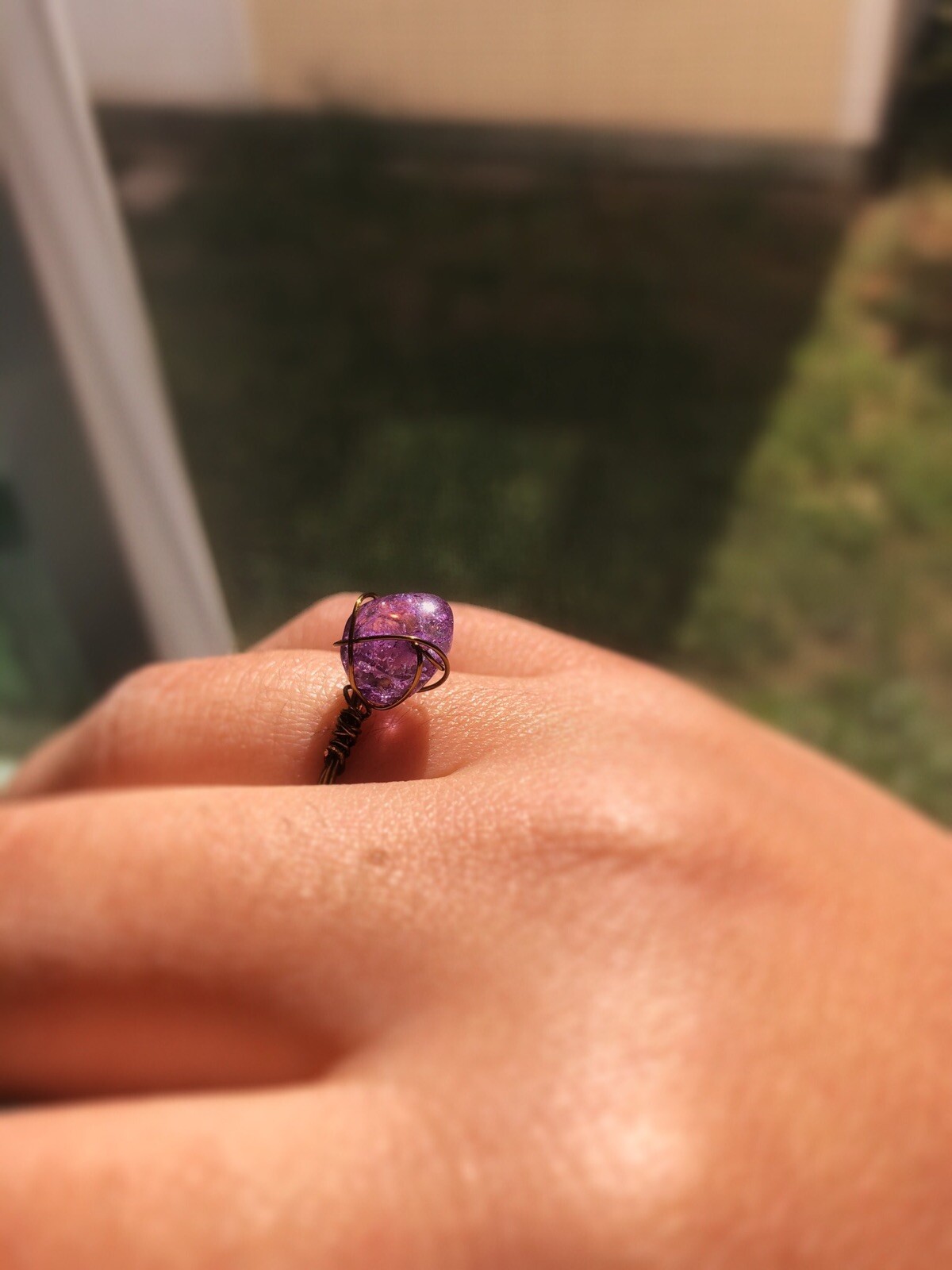 handmade wire wrapped rings