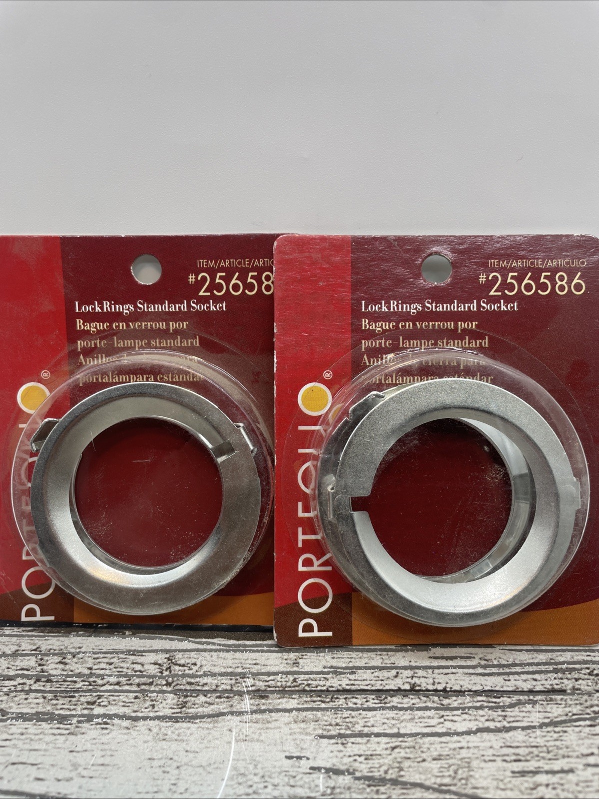 Prime Home Impressions Lock Rings Standard Socket Lot Of 2{119}