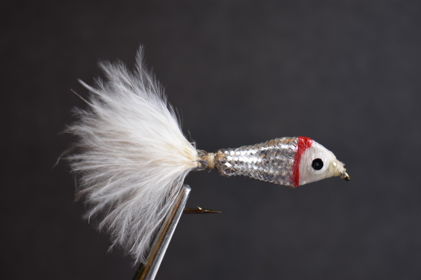 White & Silver  (cos) EPOXY MINNOW Nymph Fishing Flies 1 Fly, U Choose