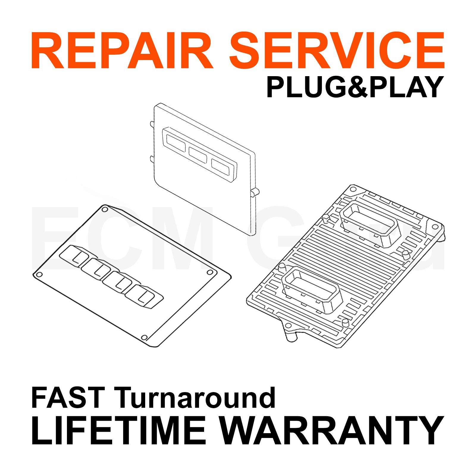 Dodge Mail-in REPAIR SERVICE Engine Computer ECM PCM ECU