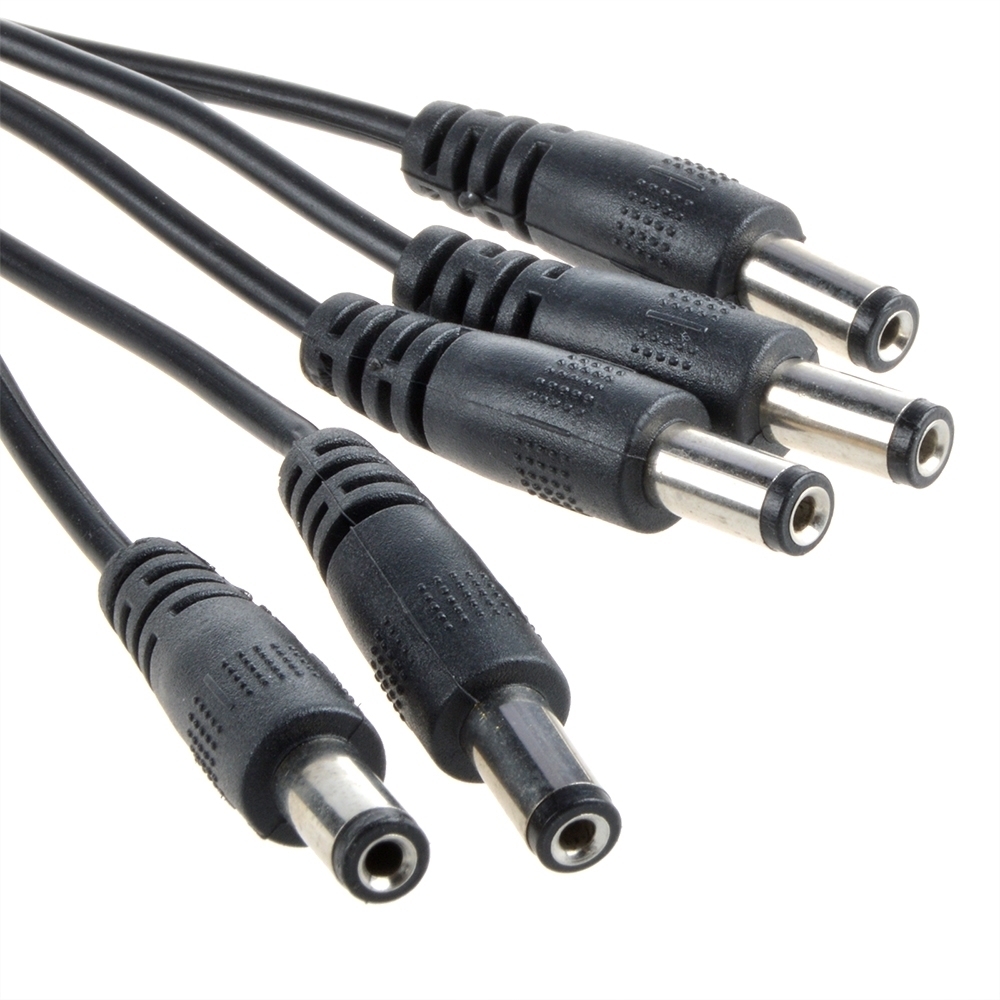 DC 5CH 5 Channel Power Supply Splitter for CCTV Security Cameras DVR LED Cable