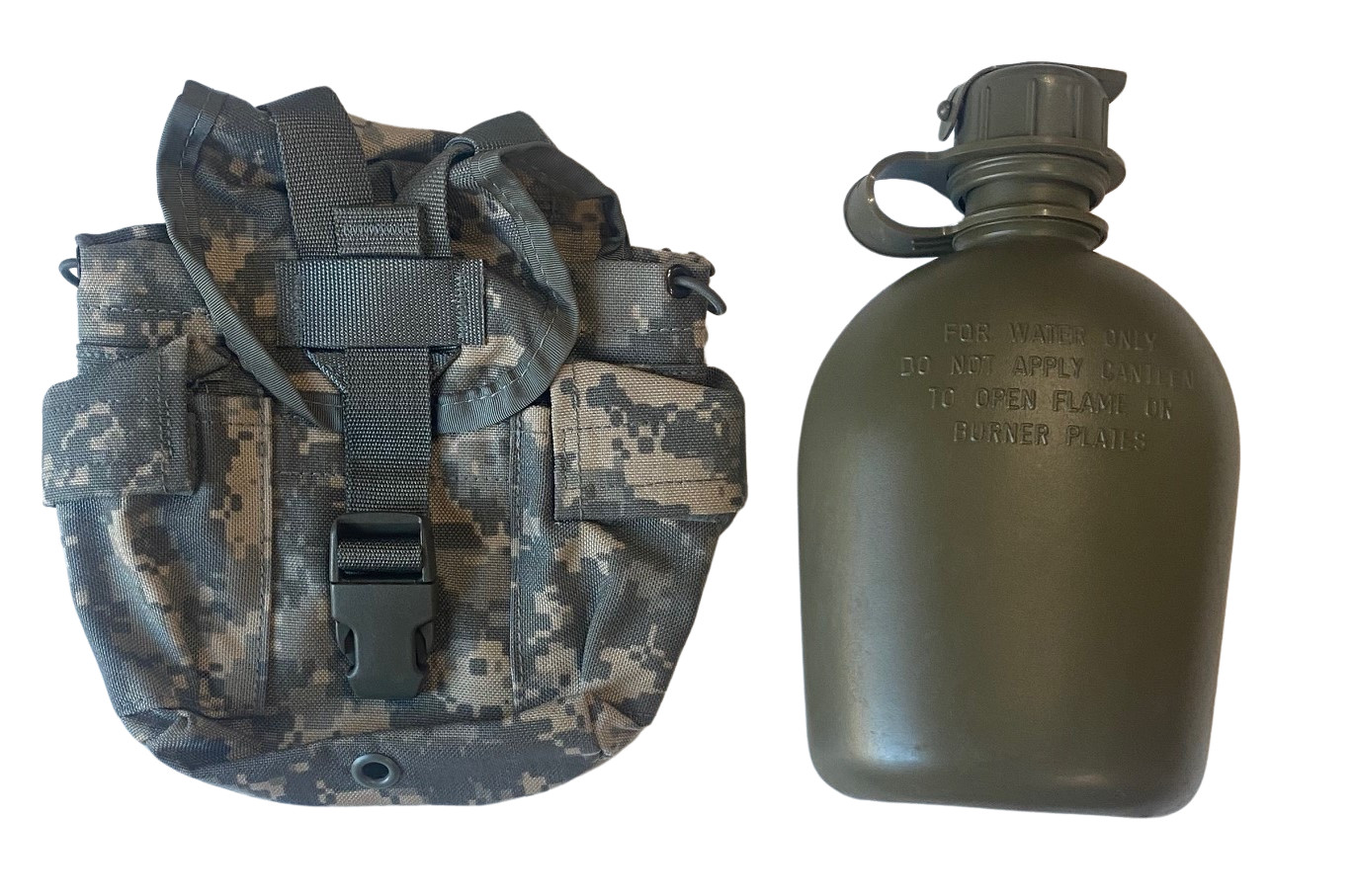MOLLE II 1QT Canteen/Utility Pouch ACU  with Canteen "NEW"