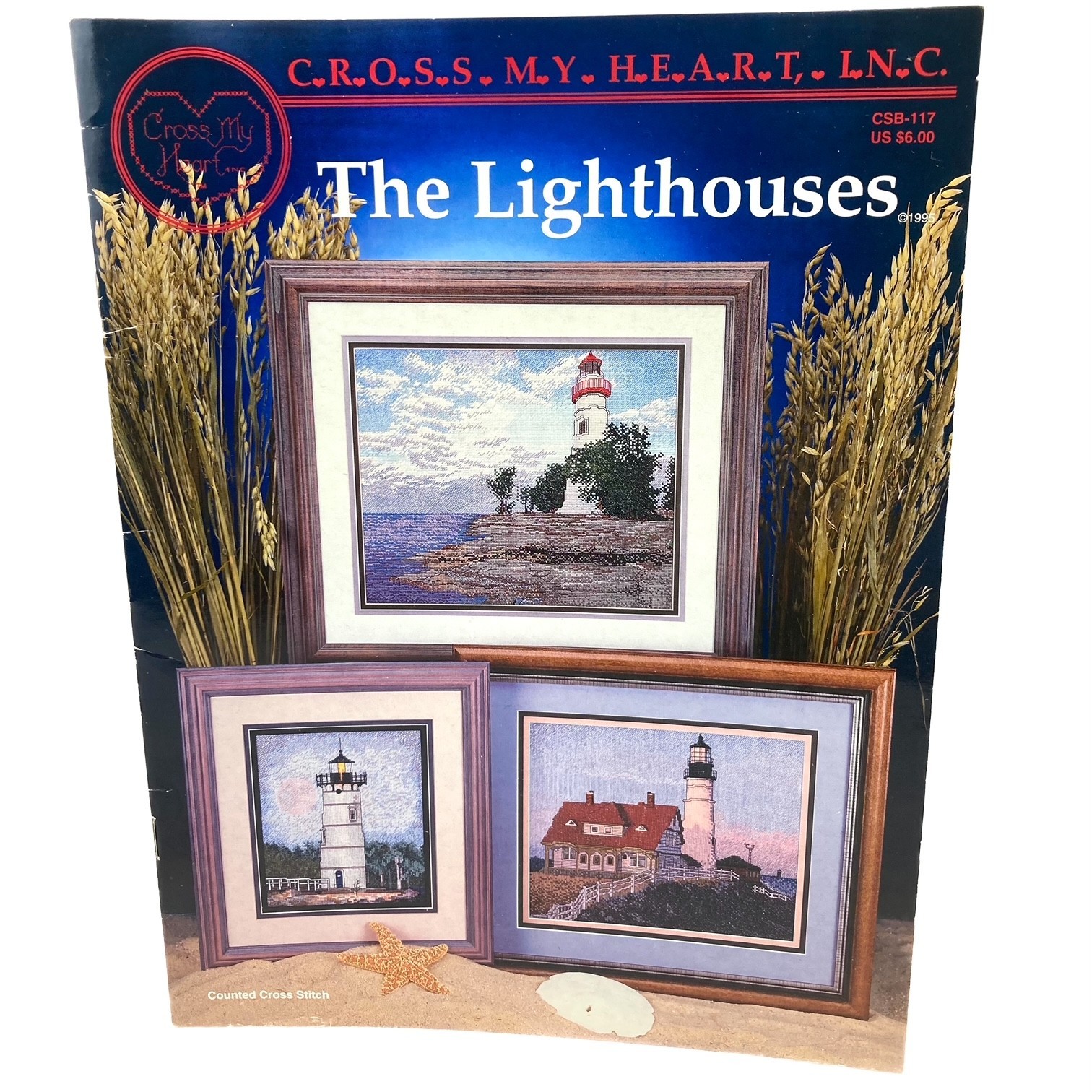 Lighthouses Counted Cross Stitch Booklet Five Different Designs Cross My Heart