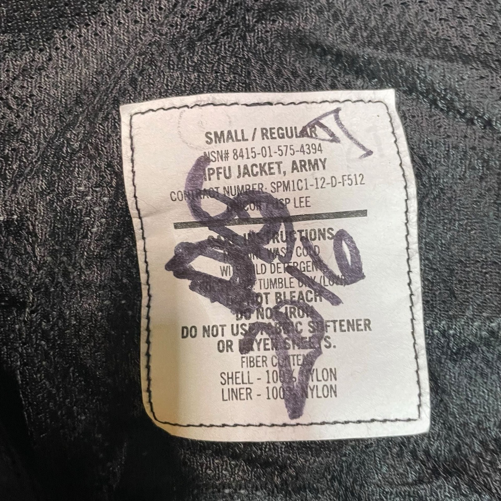 US Army PFU Jacket Digital Camo Windbreaker Small Regular