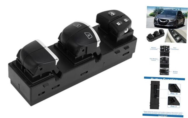 Power Window Switch No.254014RA0A Window Control Switch for Nissan Maxima 3.5L