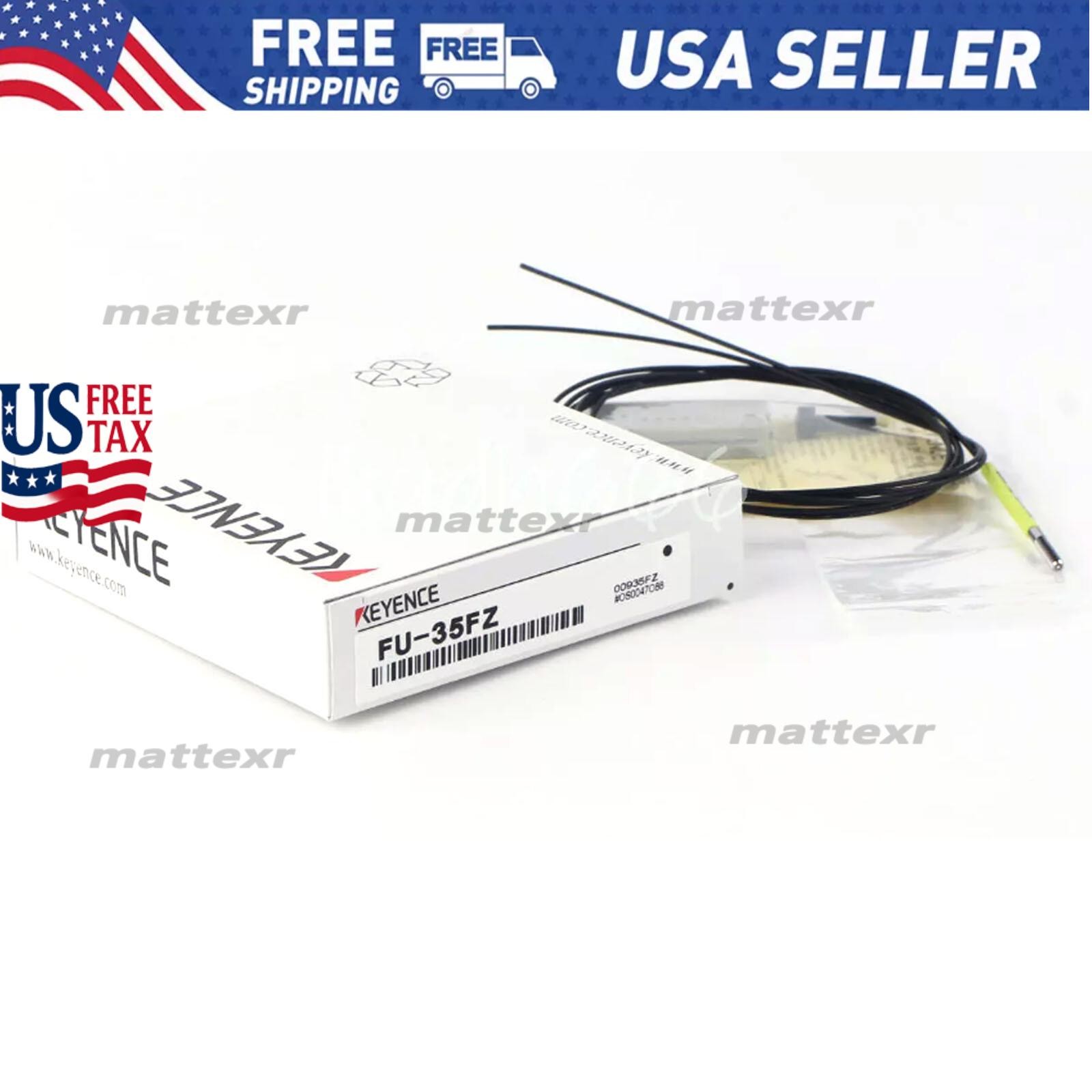 KEYENCE Digital Fiber Optic Sensor FU-35FZ FU35FZ Original New in Box Free Ship