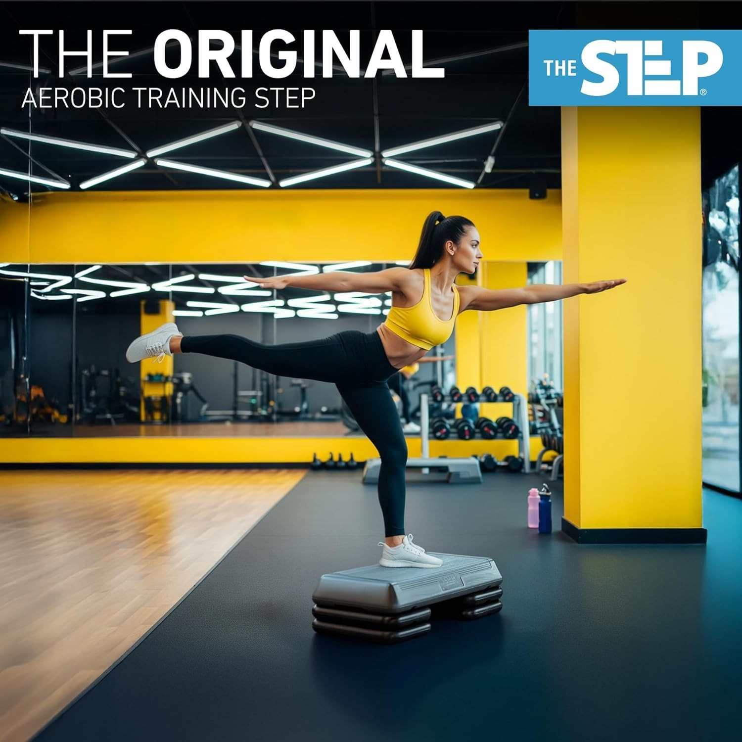 Circuit Size Exercise Step Platform for Home Workouts with Adjustable Height