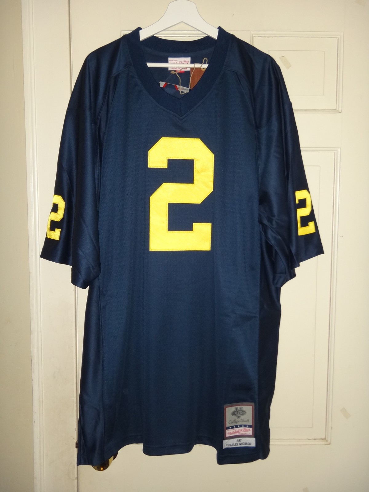 Men's Big & Tall Charles Woodson NCAA Michigan Mitchell & Ness Legacy Jersey