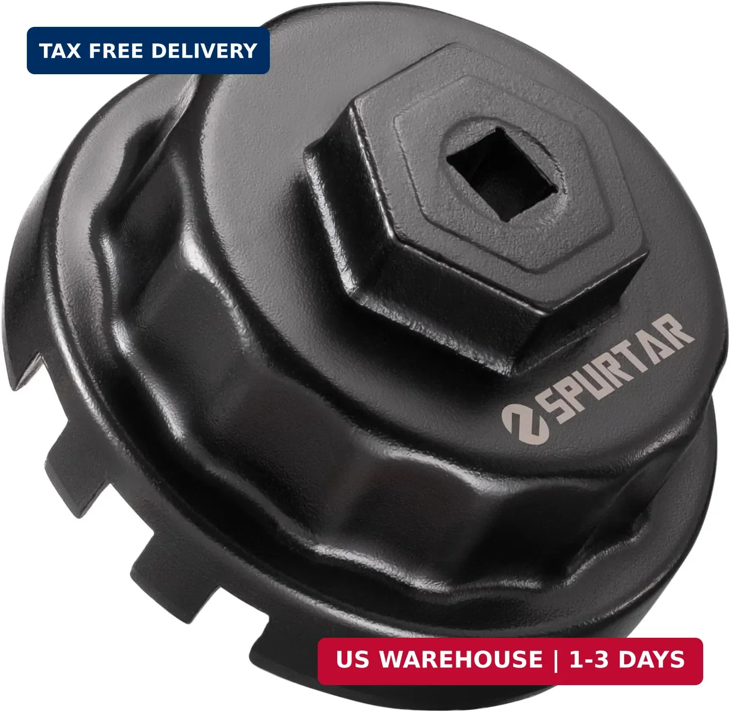 Oil Filter Wrench for Toyota Oil Filter Removal Tool 64mm 4 Slots | Cap