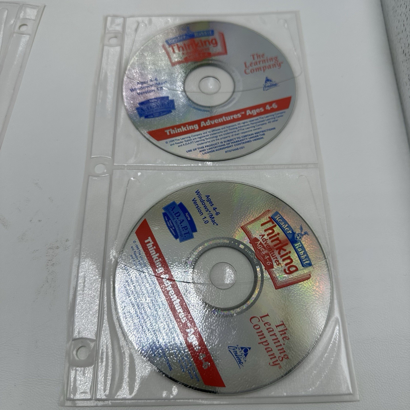 Reader Rabbit's Math Ages 4-6 & 6-9 PC Game PreK-3rd Grade School Edition