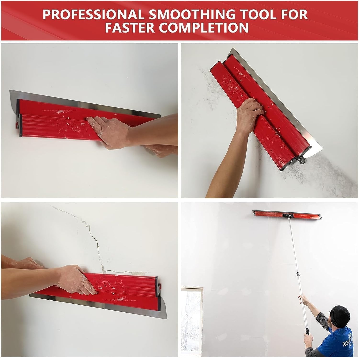 Lightweight 24 Inch Drywall Blade with Ergonomic Grip - Perfect for Contractors