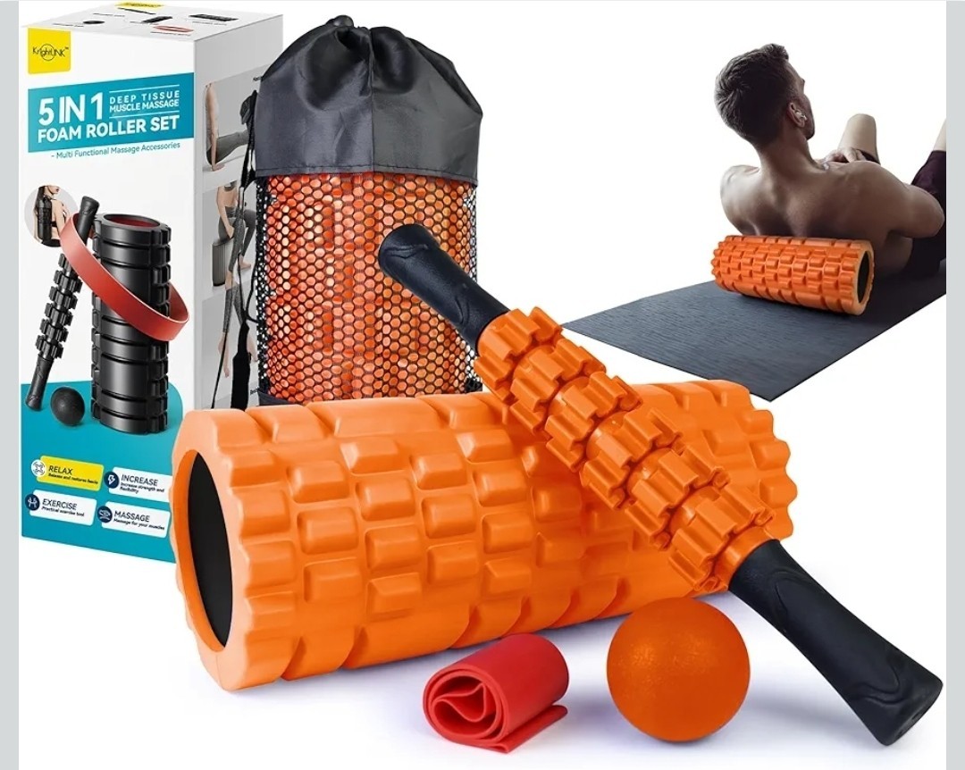 5 in 1 Deep Tissue Massage foam roller set