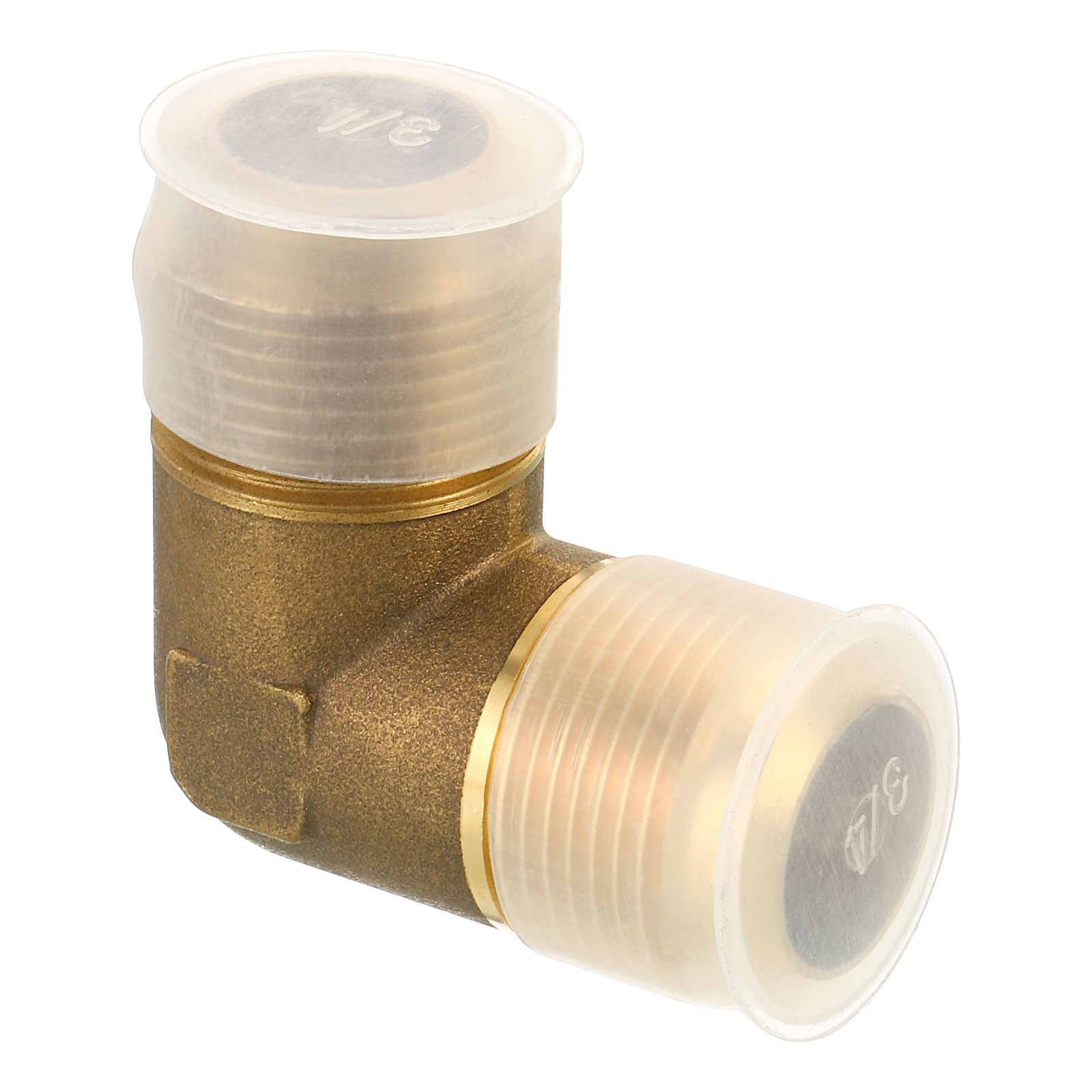 3/4" x 3/4" Brass Fitting, Flare 90 Degree Elbow Tube Fitting