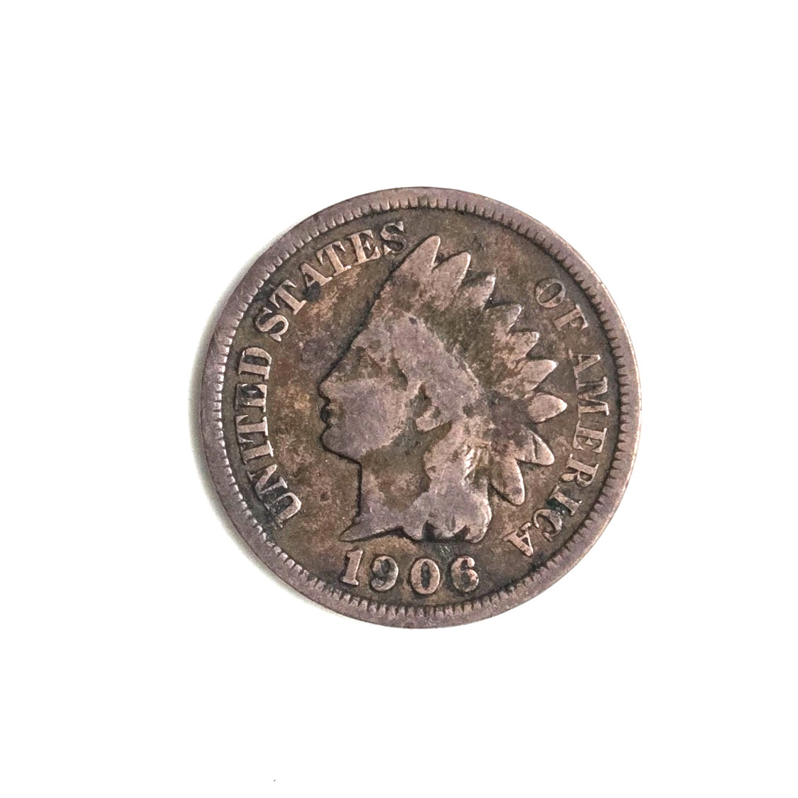 1890 Indian One Cent United States