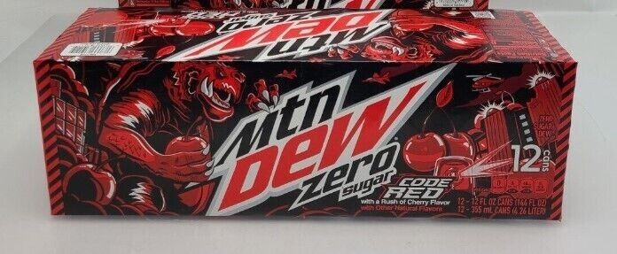Mountain Dew Code Red Zero 12 Pack