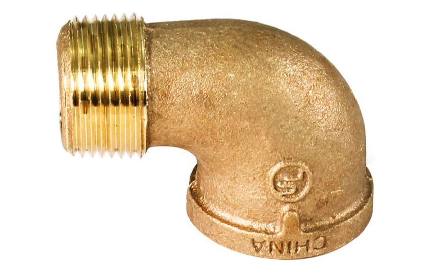 Brass Street Elbow Lead Free National Pipe Taper Threaded Fittings NSF 90 Degree