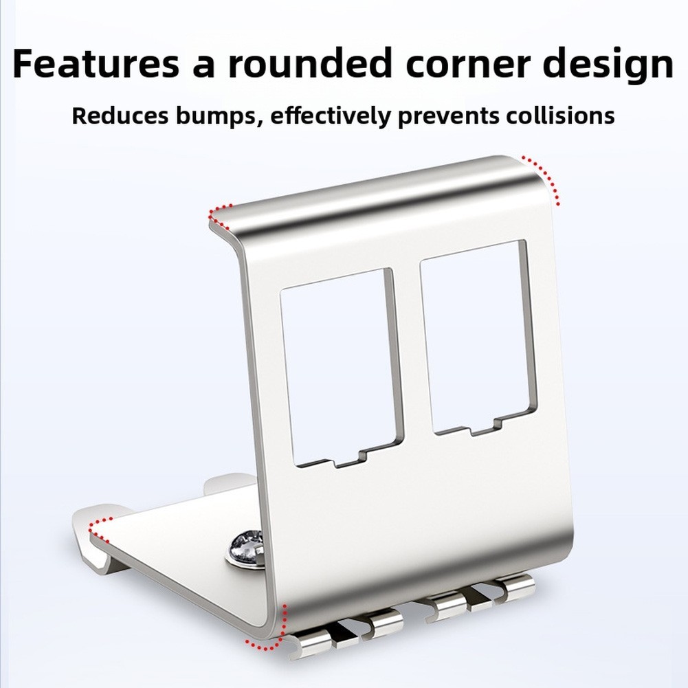 Network Module Metal Bracket Set 2pcs for RJ45 with Slide Rail Compatibility