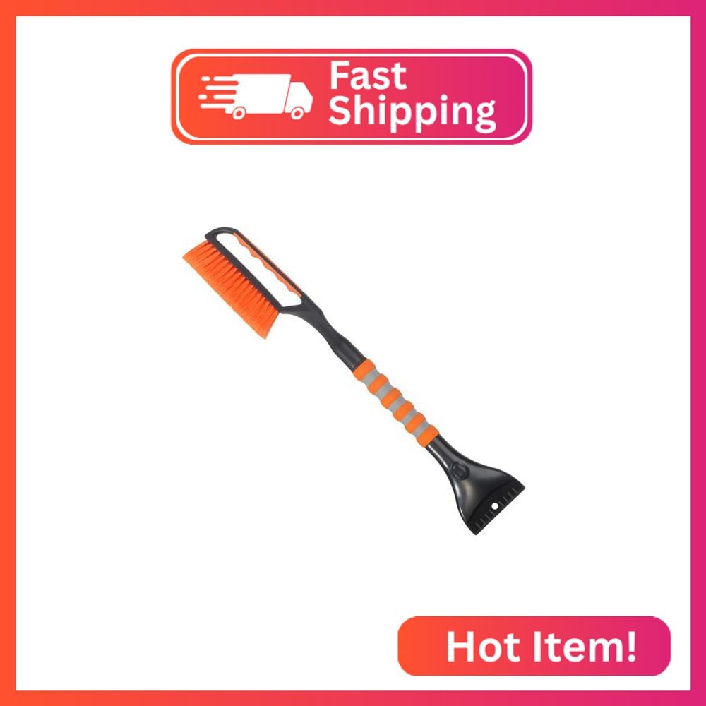 LoyaGour Snow Brush and Ice Scraper for Car Windshield,26.4" Window Scraper Deic