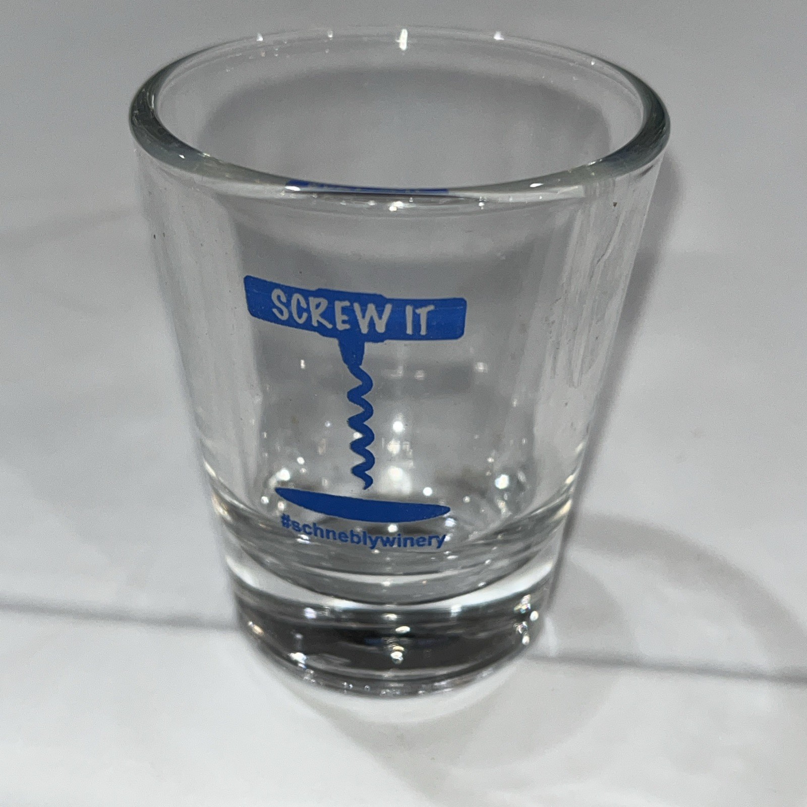 “ Screw It” Schnebly Winery -South Florida- Shot Glass- Displayed Only